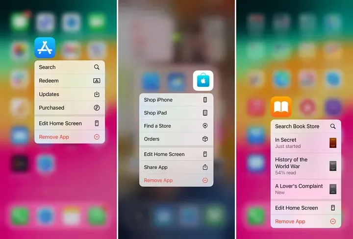 App Icon Shortcuts