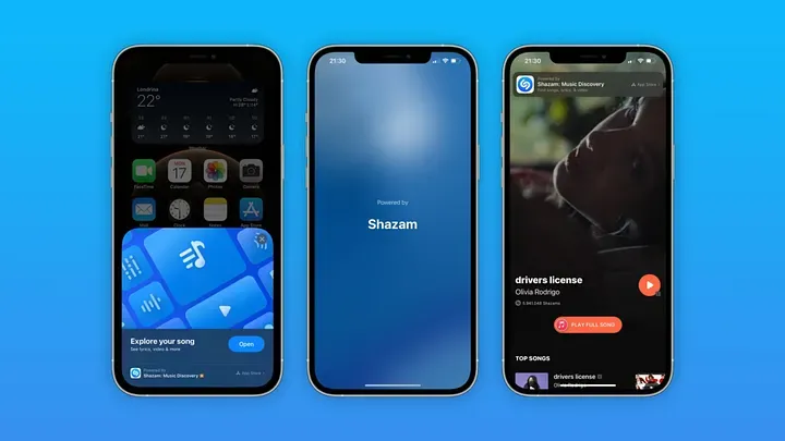 Built-in Shazam Music Recognition